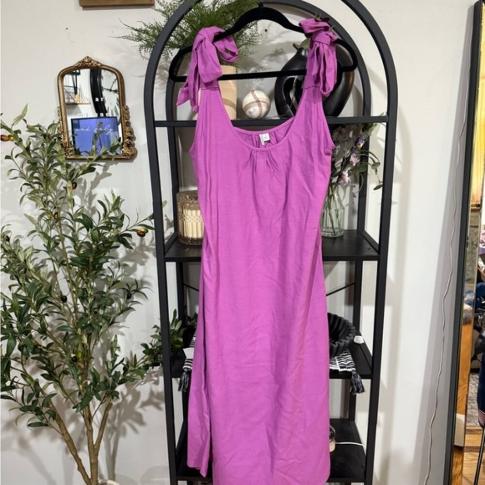Nordstrom Pink Sleeveless Scoop Neck Sundress size small